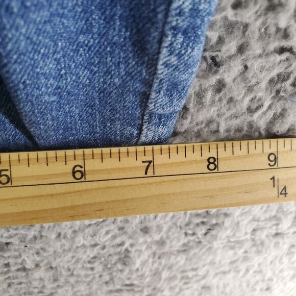 Lands End Jeans Women’s Size 18 Blue Straight-Leg Classic Fit Stretch Denim - Picture 8 of 12